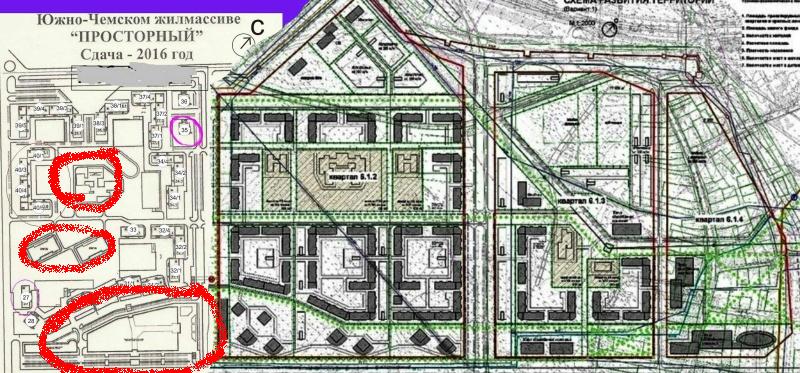 Южно чемской жилмассив новосибирск карта