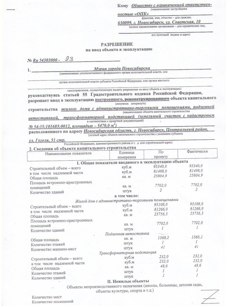 Разрешения на ввод московская область